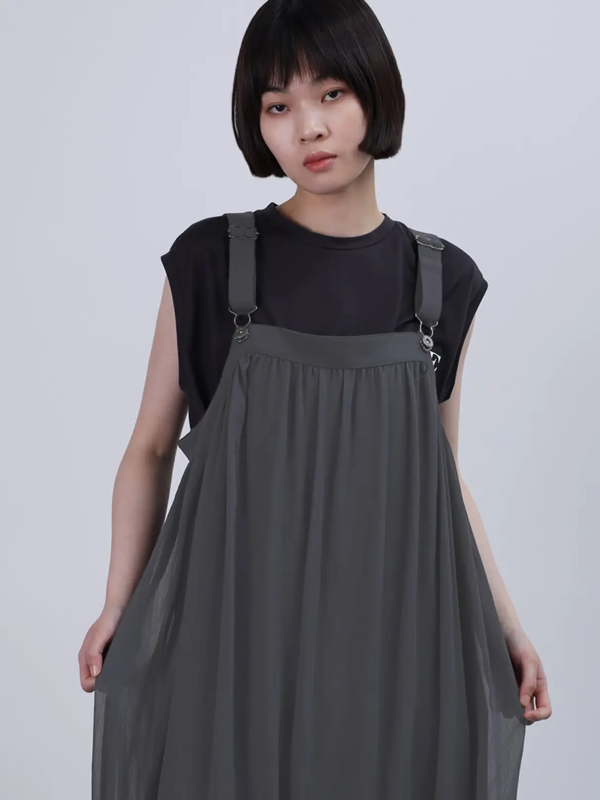 シアーバルーンジャンパースカート - LASUD - LASUD｜YAMADAYA STORE
