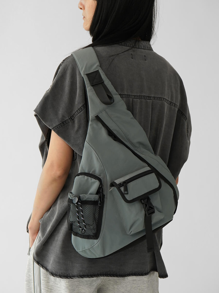 ヤマダヤ　ボディバッグ ナイロンベルトボディバッグ(Black) - INDISPENSABLE×nouer