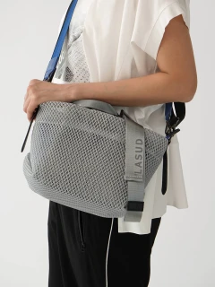 新品タグ付き　LASUD　ラッシュド　ショルダーバッグ　ヤマダヤ　シルバー LASUD シルバー ショルダーバッグ