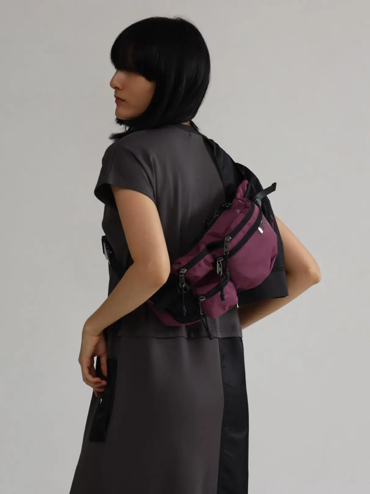 H13)) 新品★YAMADAYA nouer ボディバッグ H13)) 新品☆YAMADAYA nouer ボディバッグ メッシュボディバッグ