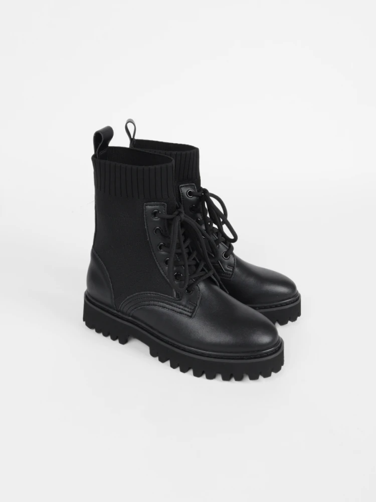 美品】Boycott 日本製ラムレザー レースアップブーツ 2025年最新