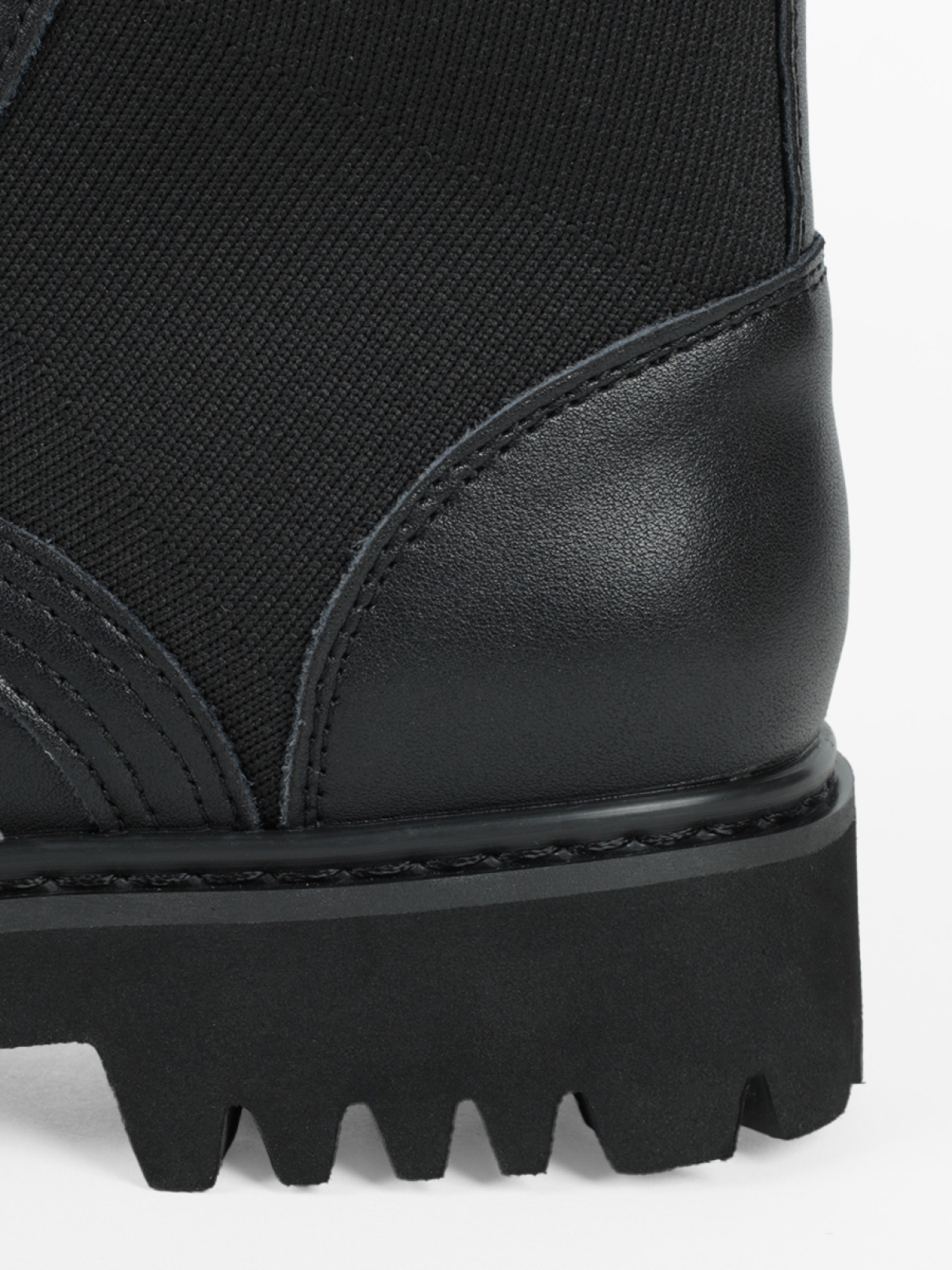 LASUD　レースアップレザーブーツ　牛革✕ニット　YAMADAYA レースアップレザーブーツ - LASUD - LASUD｜YAMADAYA STORE