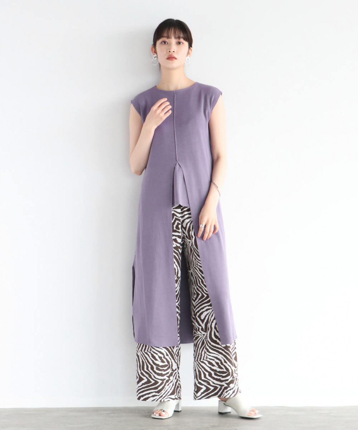 フロントスリットレイヤードワンピース Radiate Yamadaya Onlinestore