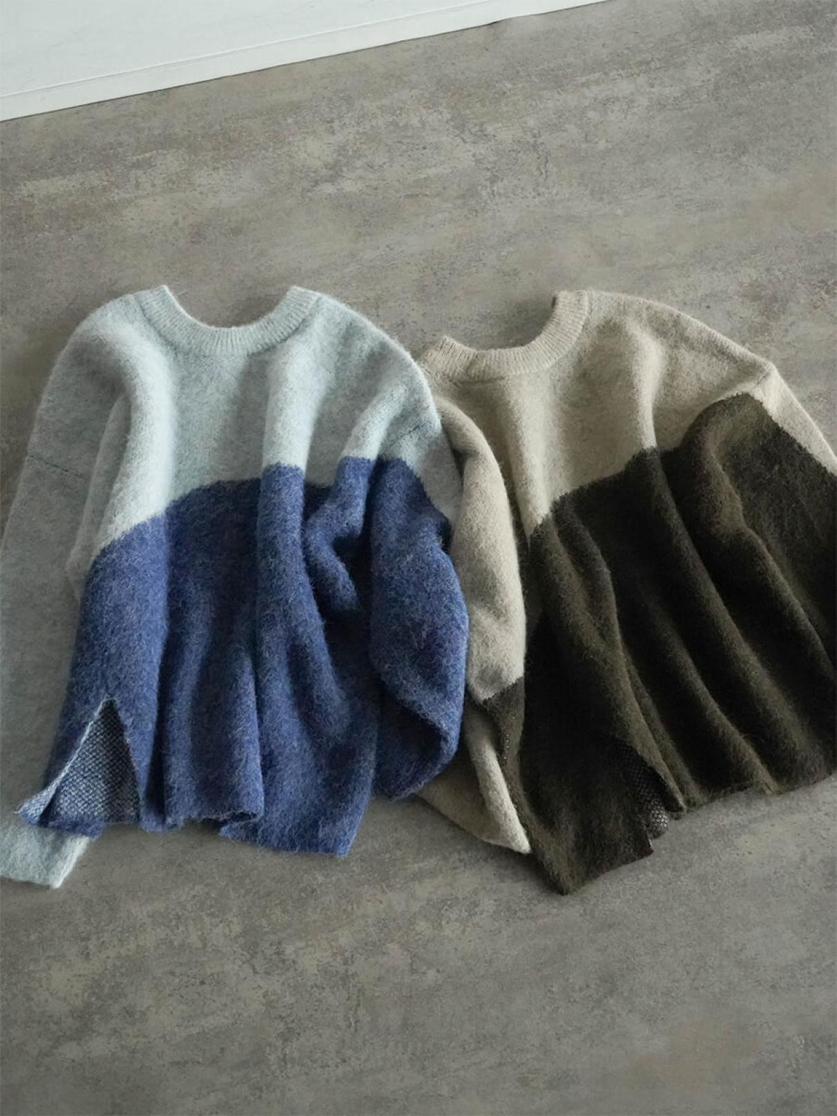 アシメバイカラーソフトニット - RADIATE - RADIATE｜YAMADAYA STORE