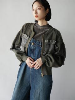 シャーリングフリルニットブルゾン - Eimee Law - RADIATE｜YAMADAYA STORE