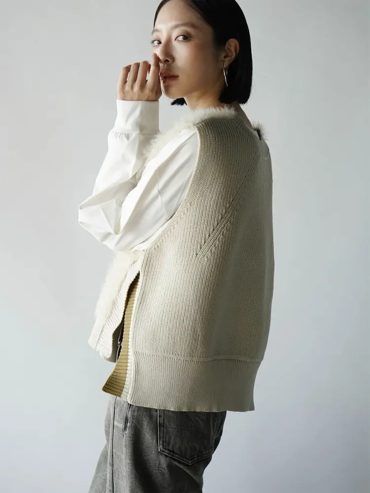 sueよっこいしょ★【新品】RADIATE キルティングニット　ヤマダヤ sueよっこいしょ☆【新品】RADIATE キルティングニット ヤマダヤ