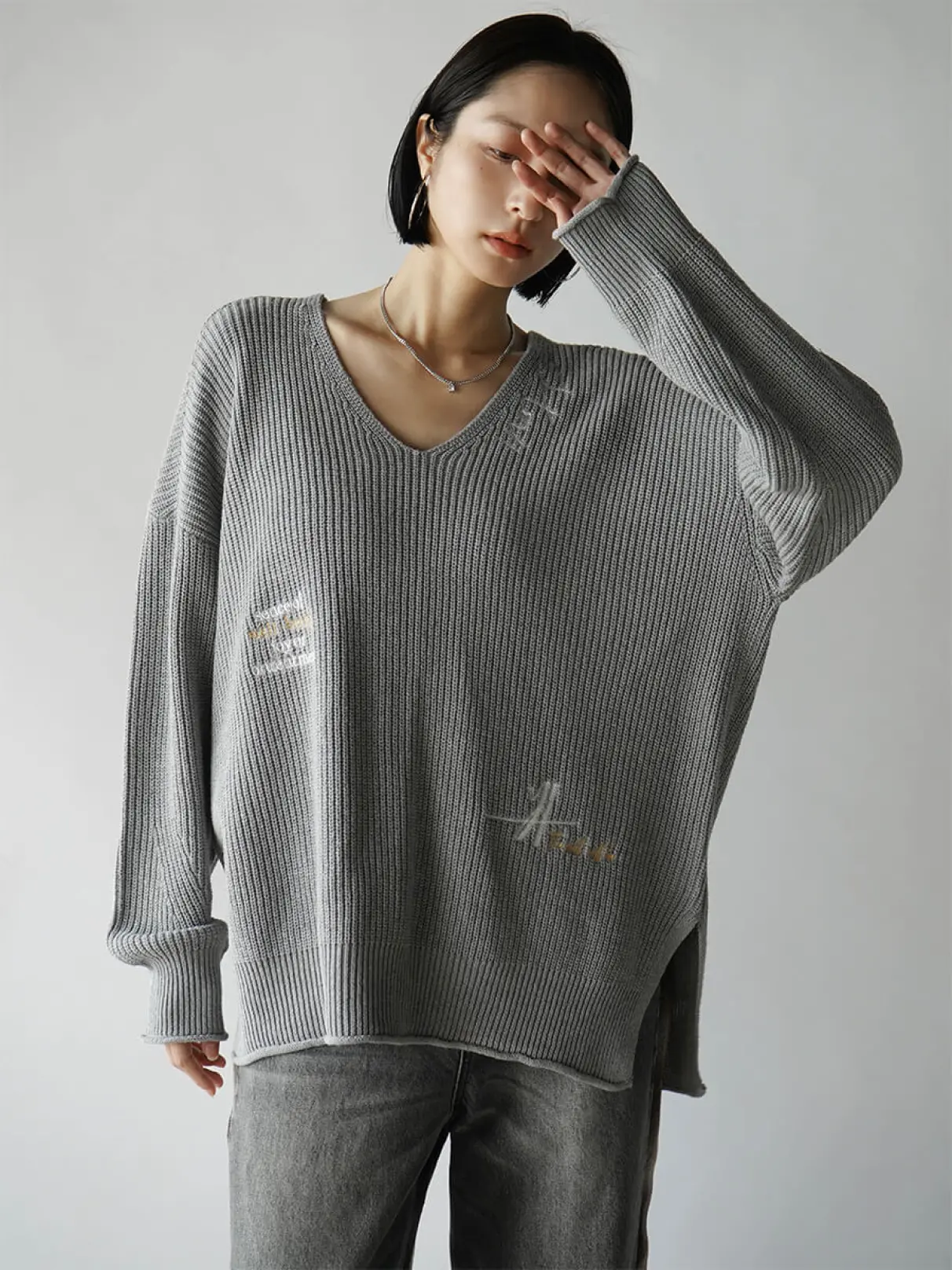 ヤマダヤ RADIATE チュールドッキングダメージニットベスト 新品 ヤマダヤ RADIATE チュールドッキングダメージニットベスト 新品