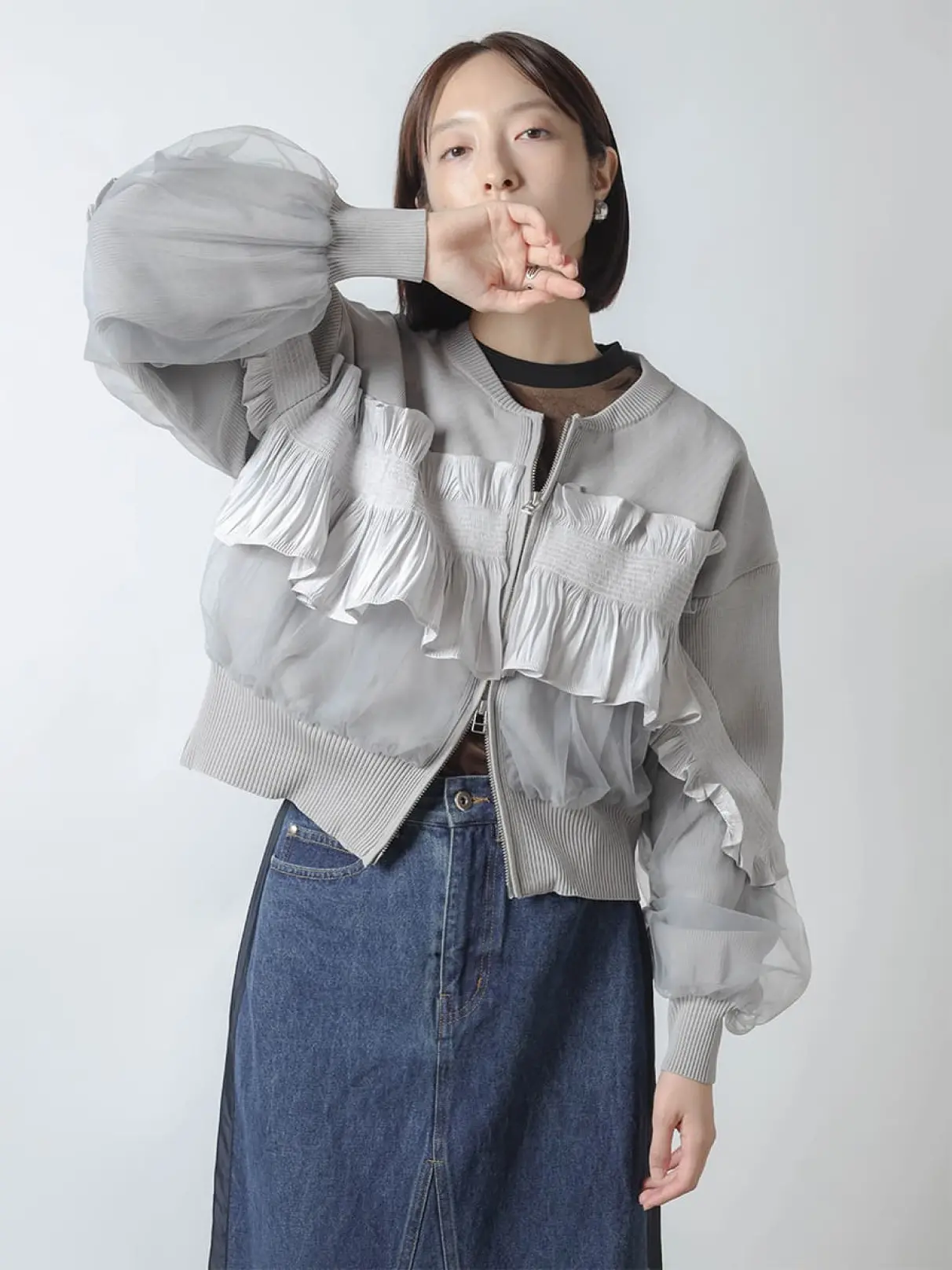 2026新品　RADIATE ヤマダヤ　レースドッキングメッセージロゴカットソー RADIATEのその他のトップスの商品一覧｜ファッション通販のYAMADAYA STORE