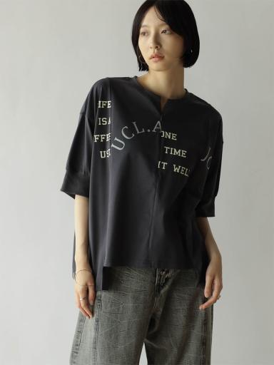 新品　ラシュッド　カットソー　Tシャツ 日本製　ヤマダヤ　ブラック オンラインスタッフが選ぶ、3ブランドの今季おすすめカットソー