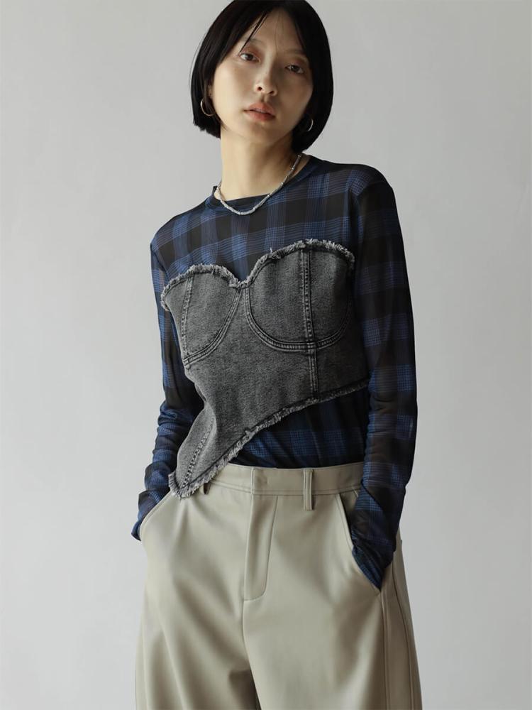 【RADIATE】デニムドッキングフーディ【ヤマダヤ】最終価格 ラディエイト RADIATE デニムドッキングスウェットパンツ