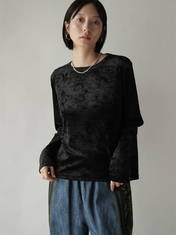 RADIATE 、ヤマダヤ、 ネイビー シフォン トップス RADIATEのトップスの商品一覧｜ファッション通販のYAMADAYA STORE
