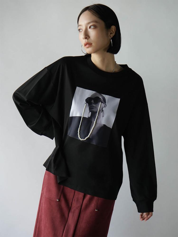 め*る様 【定価¥14.000】新品♦︎RADIATEフォトプリントパールTシャ フォトプリントパールロングスリーブTシャツ - RADIATE - RADIATE