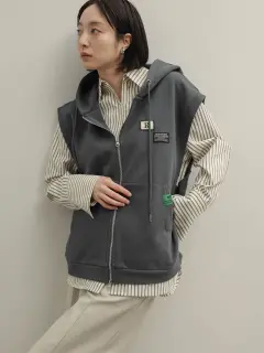 ワッペンノースリーブジップパーカー - RADIATE - RADIATE｜YAMADAYA STORE