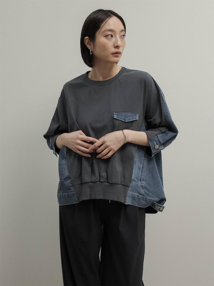 daia様確認ページ デニムドッキングデザイントップス - RADIATE - RADIATE｜YAMADAYA STORE