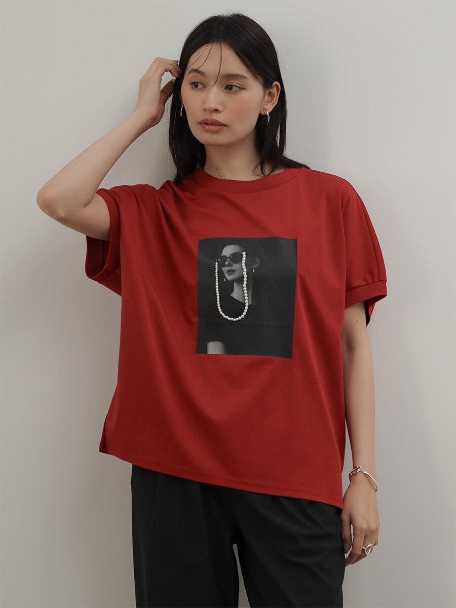 フォトプリントパールTシャツ