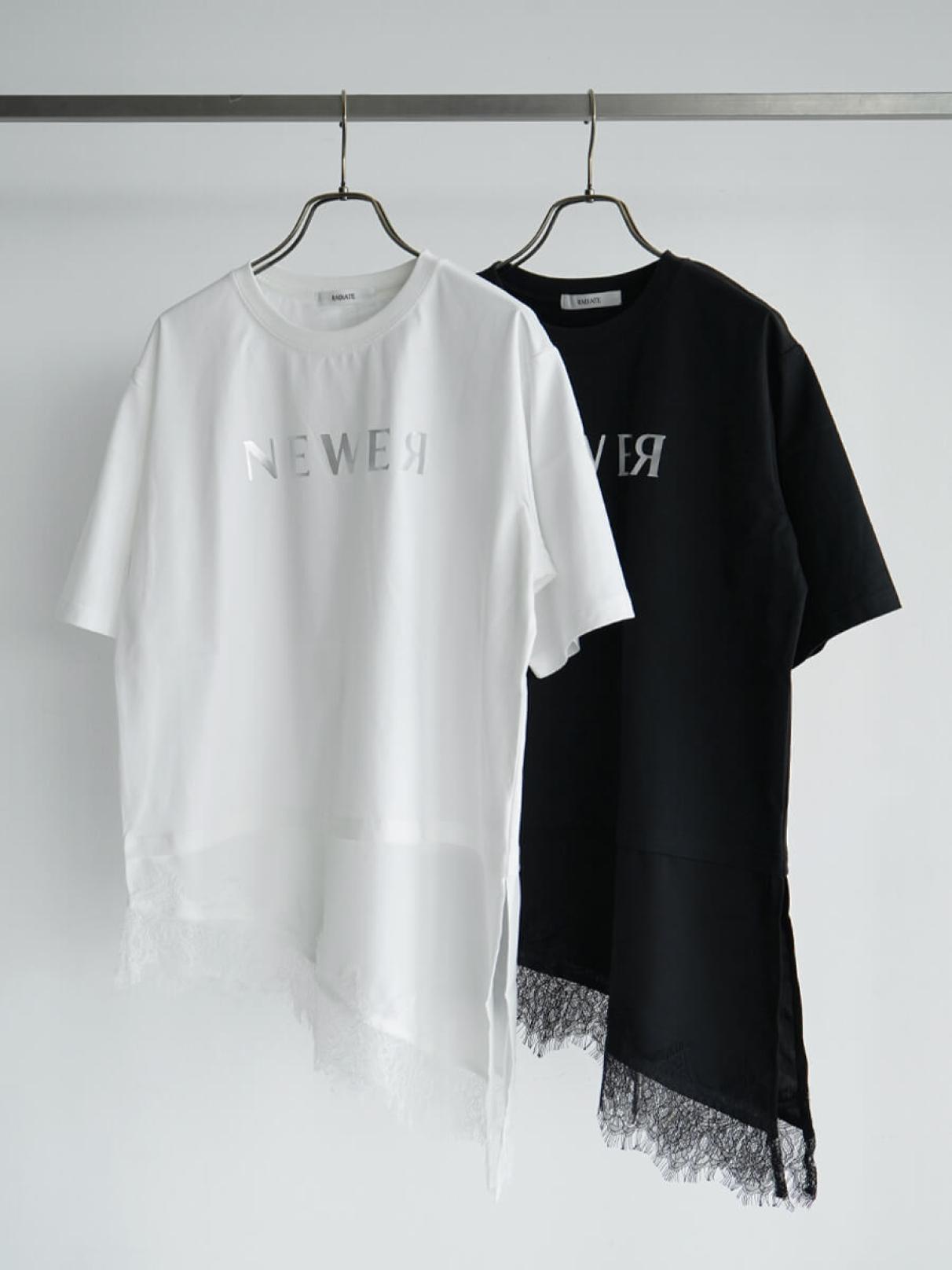レースアシメヘム箔ロゴTシャツ - RADIATE - RADIATE｜YAMADAYA STORE