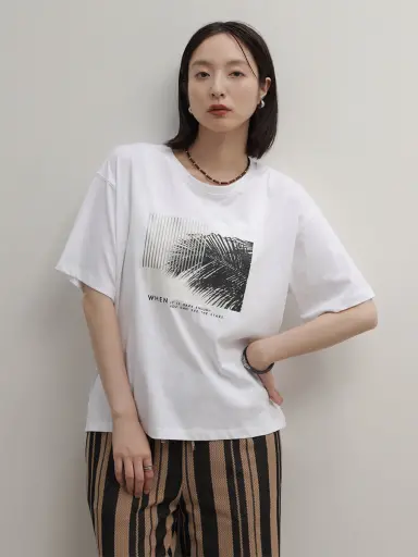 ボタニカルフォトプリントTシャツ - RADIATE - RADIATE｜YAMADAYA STORE