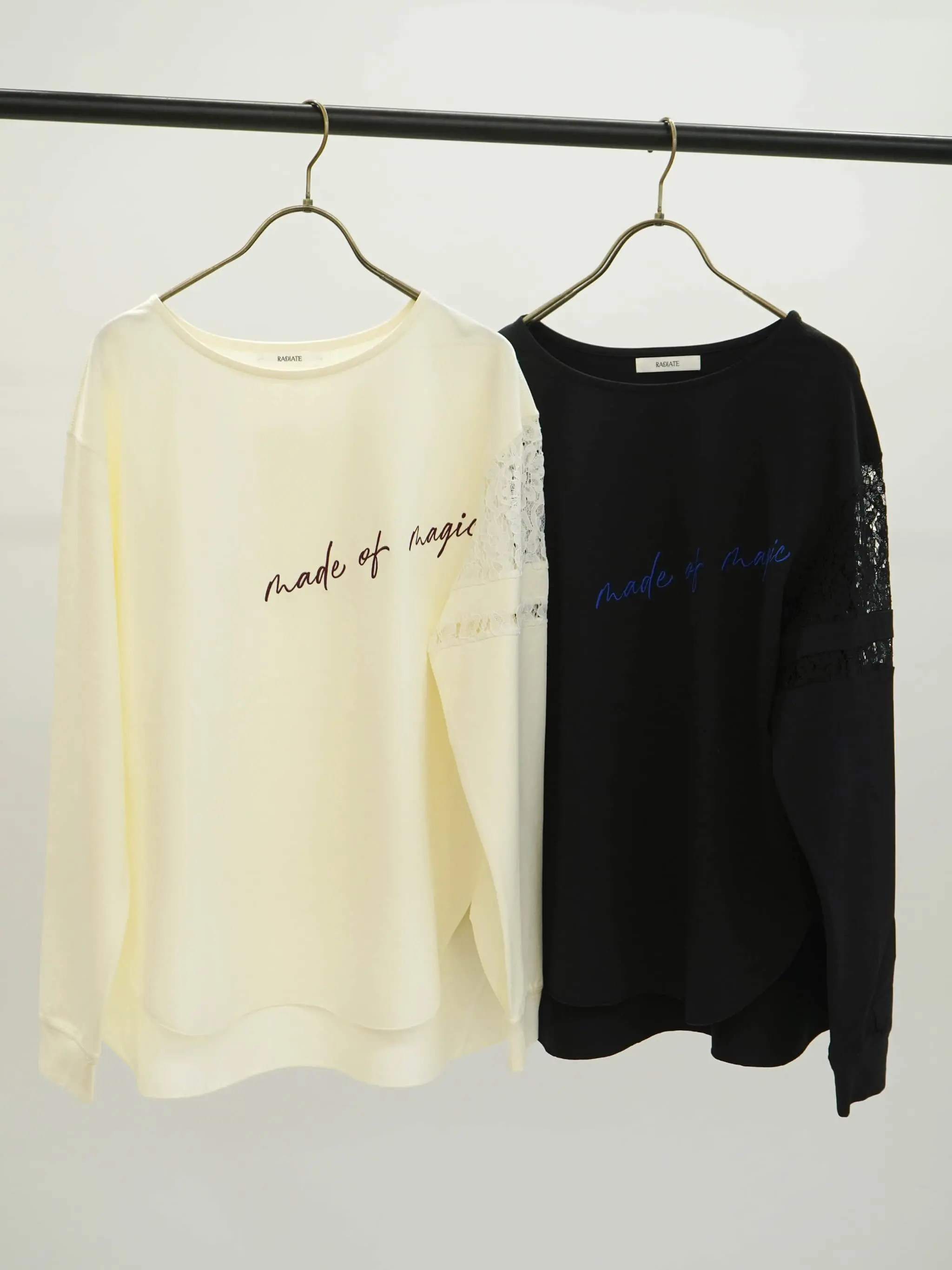 2026新品　RADIATE ヤマダヤ　レースドッキングメッセージロゴカットソー レースドッキングメッセージロゴロングカットソー - RADIATE - RADIATE