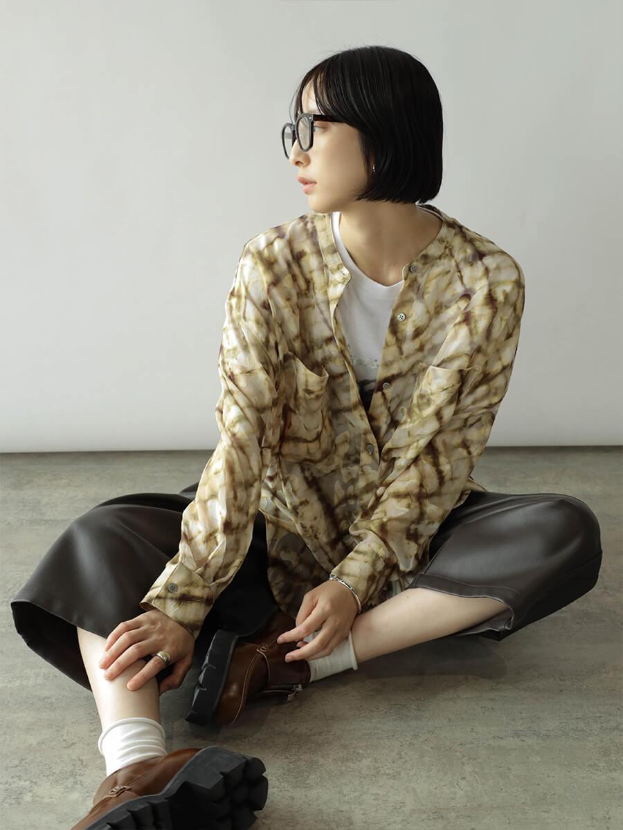 RADIATE 、ヤマダヤ、 ネイビー シフォン トップス RADIATE 、ヤマダヤ、 ネイビー シフォン トップス RADIATEの