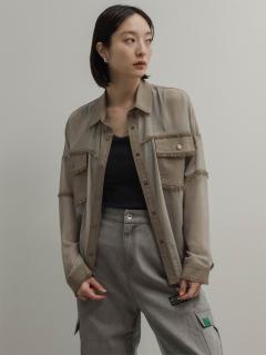 ベージュ　165cm