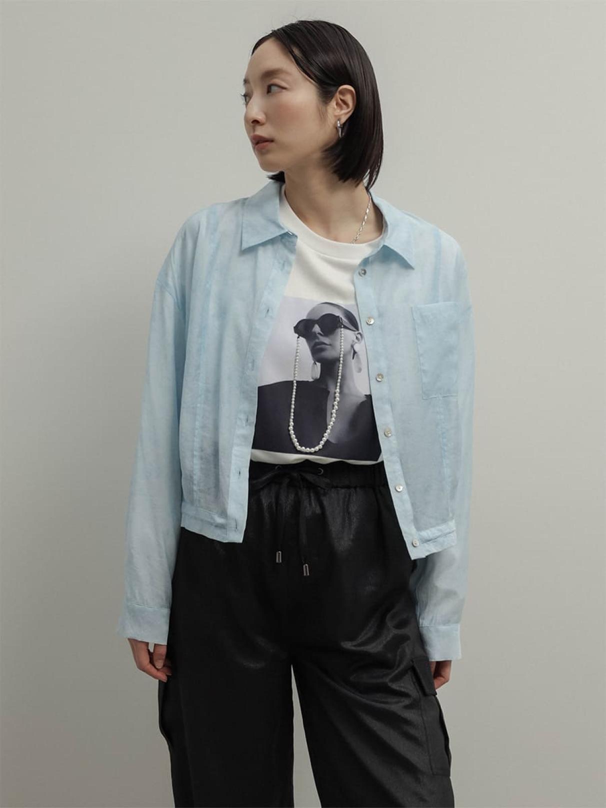タイダイシアーショートブラウス - RADIATE - RADIATE｜YAMADAYA STORE