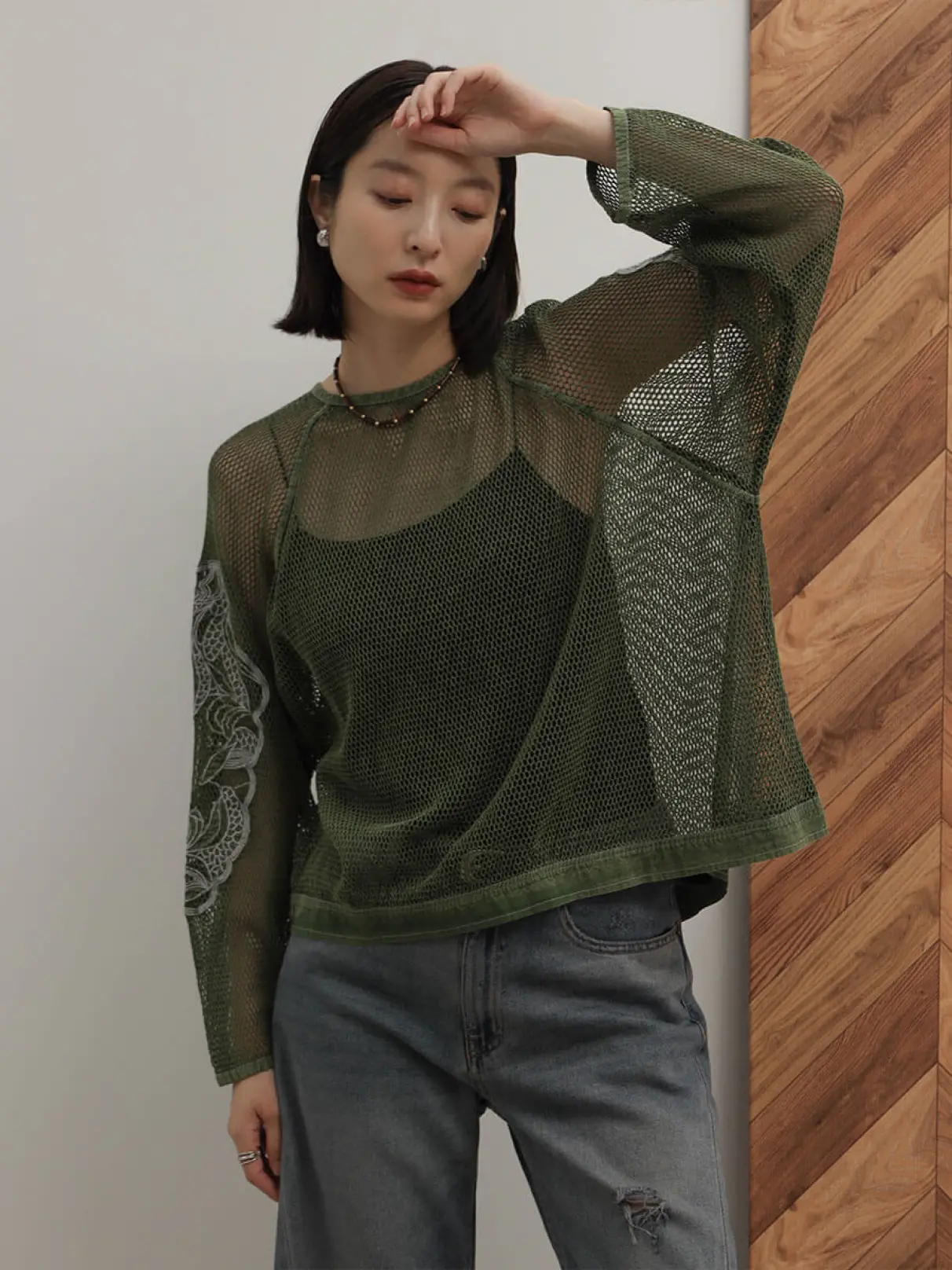 トップス RADIATE コットンメッシュ刺繍トップス - RADIATE - RADIATE｜YAMADAYA STORE