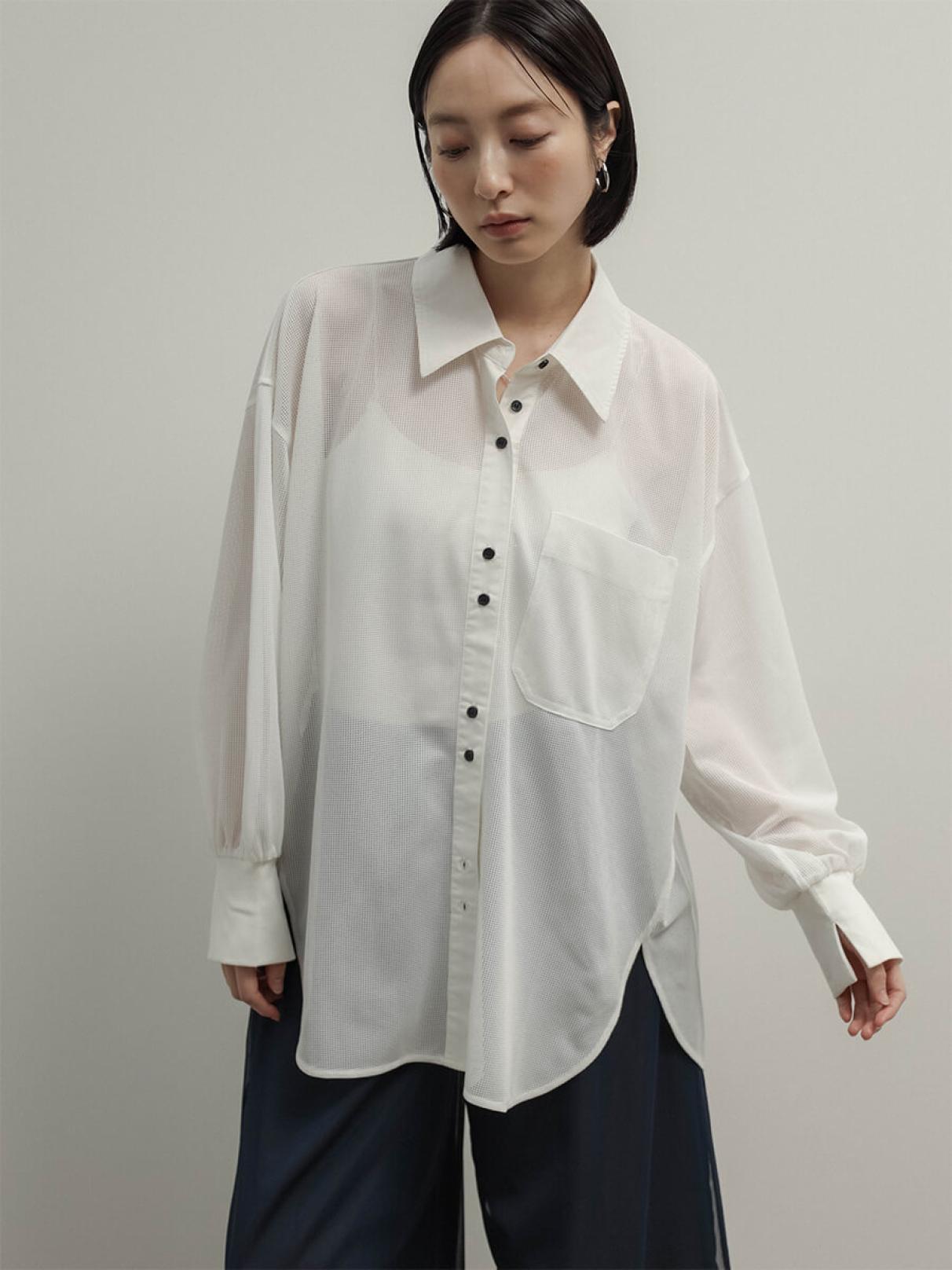ダブルボタンメッシュカラーシャツ - RADIATE - RADIATE｜YAMADAYA STORE