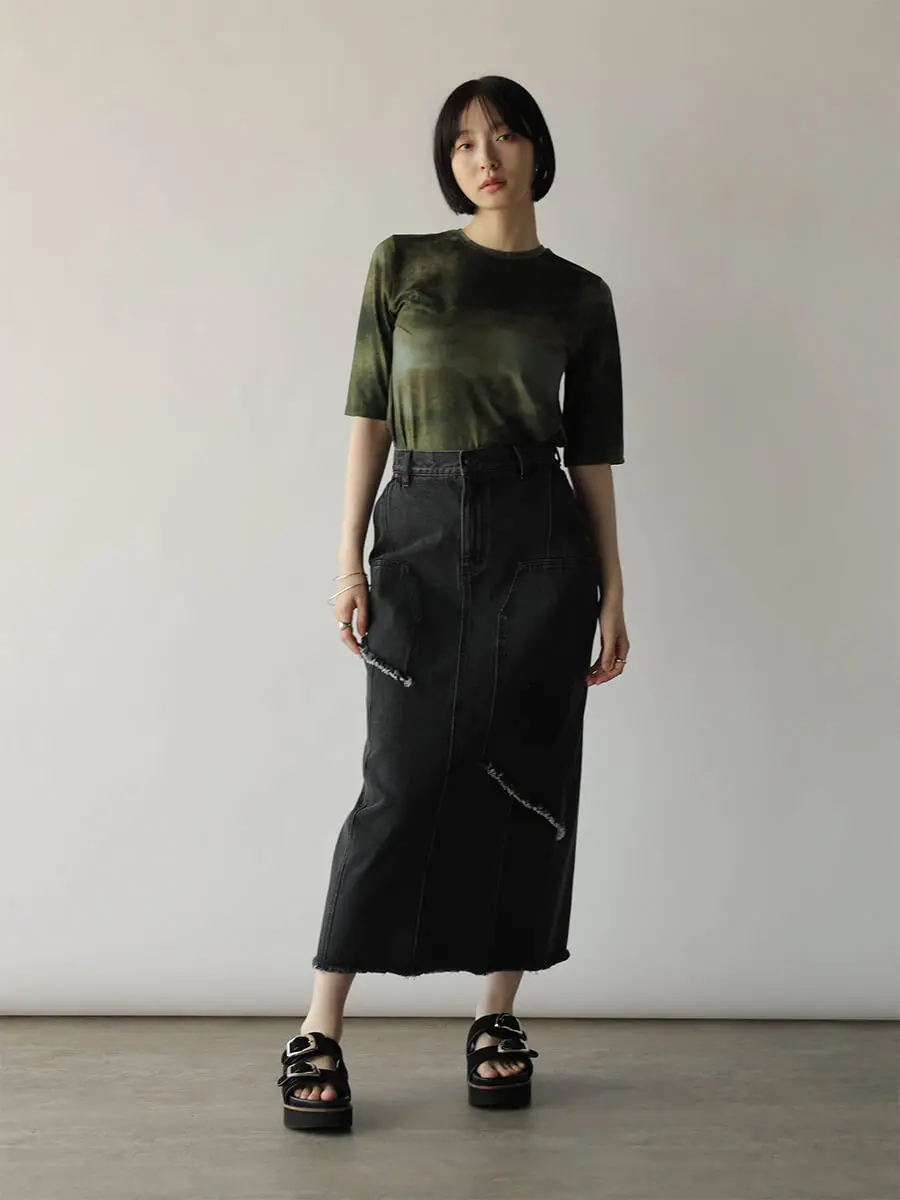ヤマダヤ　YAMADAYA RADIATE デニムタイトスカート RADIATEのデニムスカートの商品一覧｜ファッション通販の