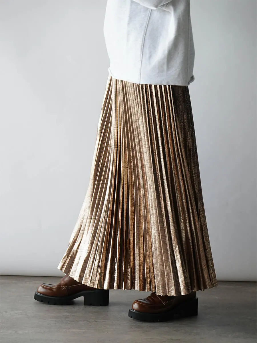 メタリックプリーツスカート - RADIATE - RADIATE｜YAMADAYA STORE