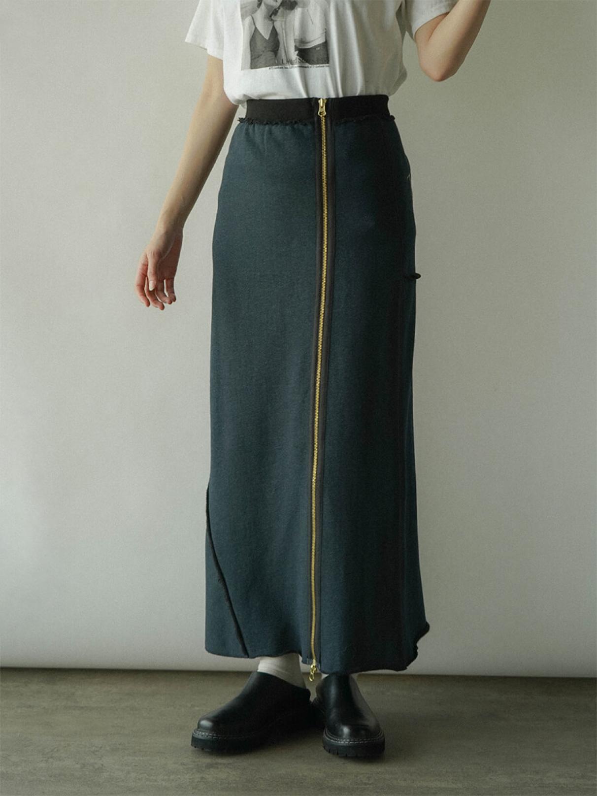 【NEW】ラディエイト（RADIATE）/ボアスウェットバックテキスト配色ジップスカート ボアスウェットバックテキスト配色ジップスカート - RADIATE - RADIATE