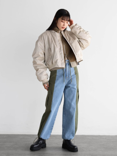 BIO デニム　ドッキングパンツ bio ドッキングデニム ポーカーズつかさ - メルカリ