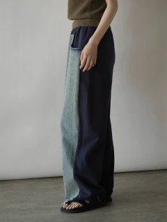 RADIATE デニムドッキングスウェットパンツ ラディエイト RADIATE デニムドッキングスウェットパンツ（gray