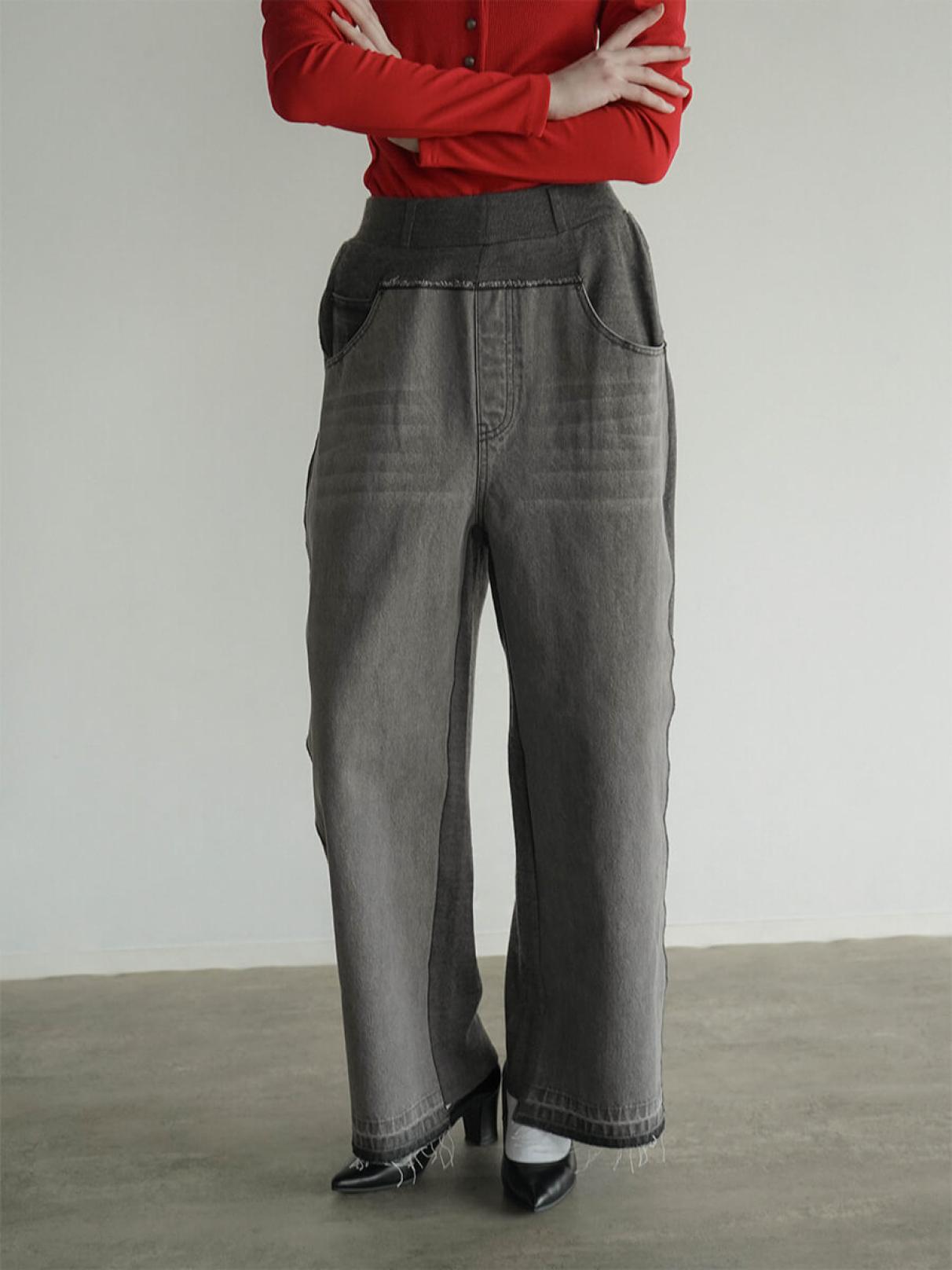 デニムドッキングワイドニットパンツ - RADIATE - RADIATE｜YAMADAYA STORE