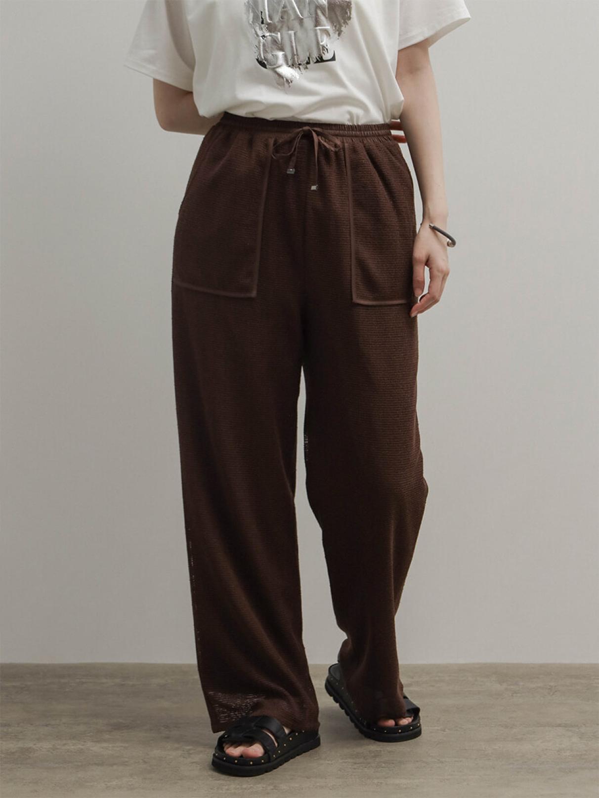 メッシュ編みイージーワイドパンツ - RADIATE - RADIATE｜YAMADAYA STORE