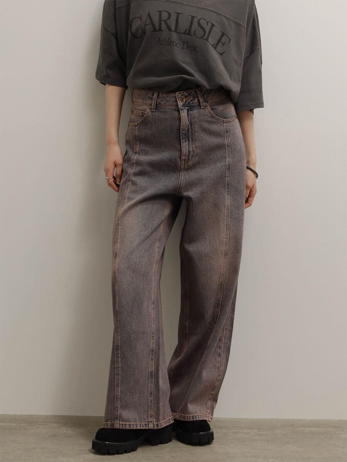 オーバーダイカラーデニムパンツ - RADIATE - RADIATE｜YAMADAYA STORE