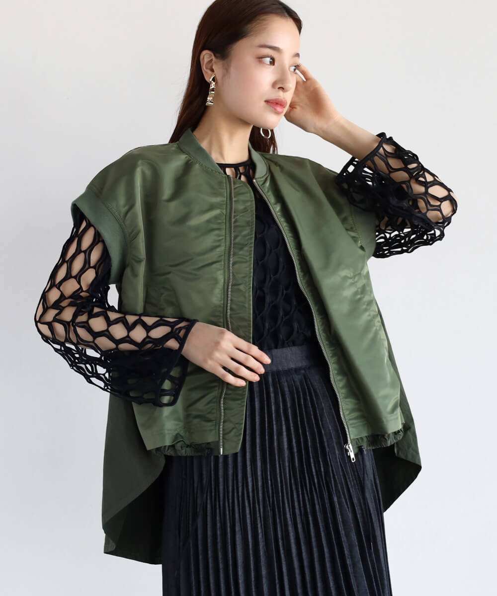 MA-1風デザインベスト YAMADAYA STORE MA-1風デザインベスト YAMADAYA STORE