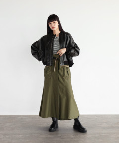 バックジップフェイクレザーブルゾン - RADIATE|YAMADAYA onlinestore
