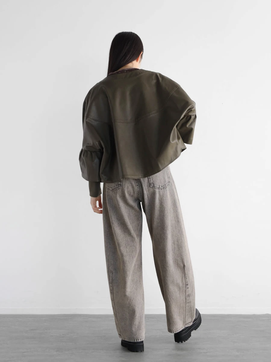 フェィクレザーオーバージャケット　ラディエイト　radiate ヤマダヤ RADIATEのレザージャケットの商品一覧｜ファッション通販のYAMADAYA STORE