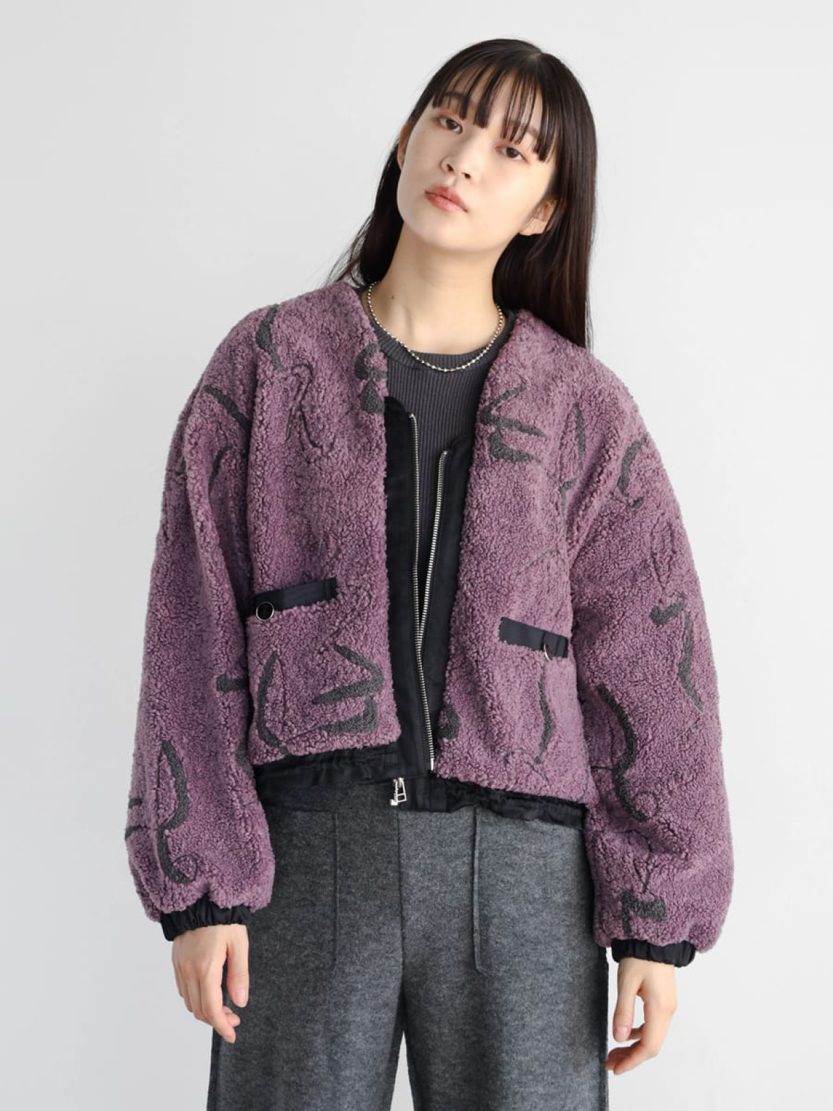 ニュアンスモチーフボアブルゾン - RADIATE - RADIATE｜YAMADAYA STORE