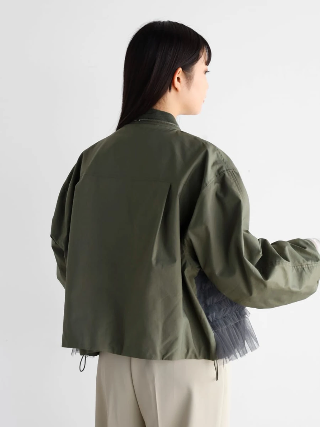 デニム×チュールドッキングブルゾン - RADIATE - RADIATE｜YAMADAYA STORE