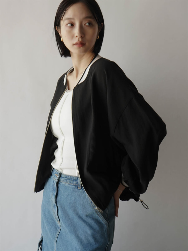 ドロストスリーブシアーブルゾン⭐︎LADY MADE LADYMADE（レディメイド）の「ドロストスリーブシアーブルゾン