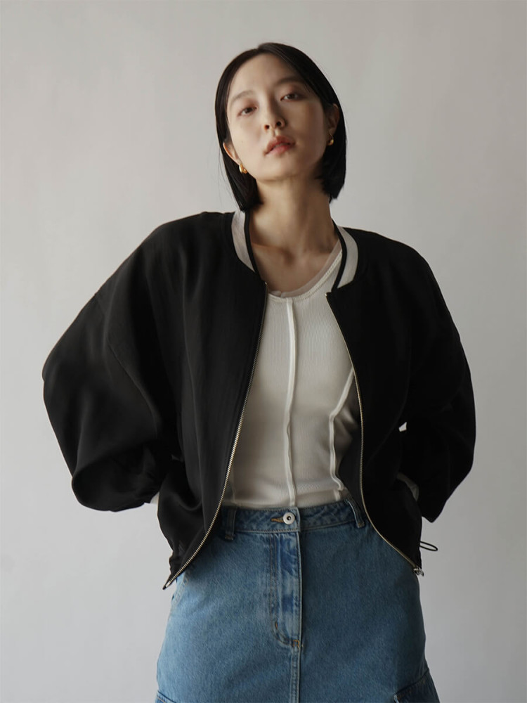 新品　ラディエイト radiate シアーブルゾン　白　ホワイト　スコットクラブ ドロストデザインシアーブルゾン - RADIATE - RADIATE｜YAMADAYA