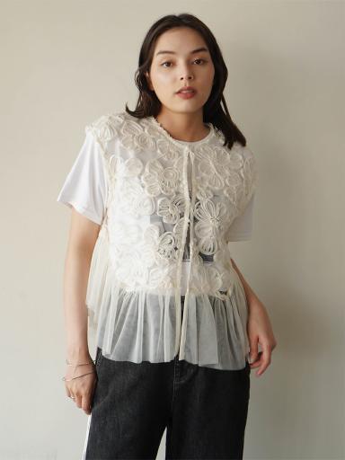 フラワーエンブロヘムチュールジレ - Eimee Law - RADIATE｜YAMADAYA STORE