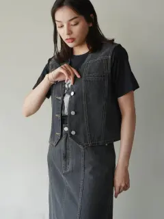 ヤマダヤ RADIATE ブルゾン 新品未使用 定価19000円 デニム×チュールドッキングブルゾン - RADIATE - RADIATE
