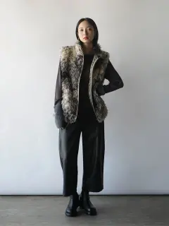 モノトーンミックスファーベスト - RADIATE - RADIATE｜YAMADAYA