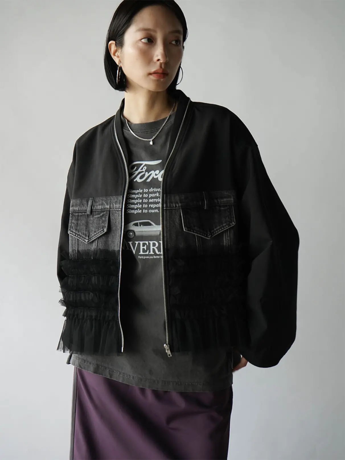 【新品未使用】ヤマダヤ　ハーフスリーブショートジャケット　RADIATE RADIATEのジャケット/アウターの商品一覧｜ファッション通販の