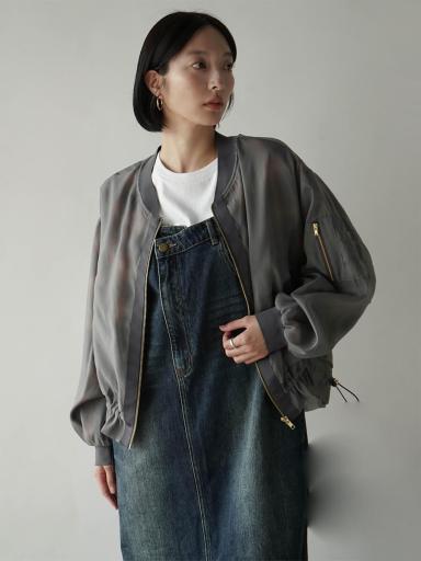 新品　下げ札あり　RADIATE ヤマダヤ　シアー切り替えブルゾン 楽天市場】 アウター > ブルゾン : YAMADAYA STORE