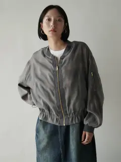 新品未使用‼️ヤマダヤ【RADIATE袖シアーMA-1ブルゾン】定価19000円 チェックプリントシアーMA-1ブルゾン - RADIATE - RADIATE｜YAMADAYA STORE