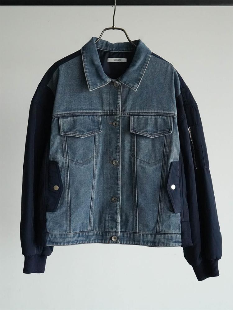 YAMADAYA デニムジャケット デニムドッキングMA-1ジャケット - RADIATE - RADIATE｜YAMADAYA