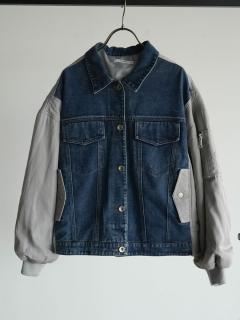 YAMADAYA デニムジャケット デニムドッキングMA-1ジャケット - RADIATE - RADIATE｜YAMADAYA